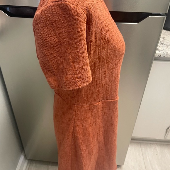 Madewell Texture & Thread Short-Sleeve Side-Tie Dress | Size Medium - Picture 15 of 16